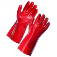 Red PVC Gauntlet 35cm